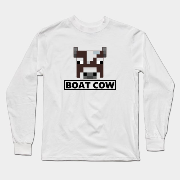 Boat Cow Long Sleeve T-Shirt by felixbunny